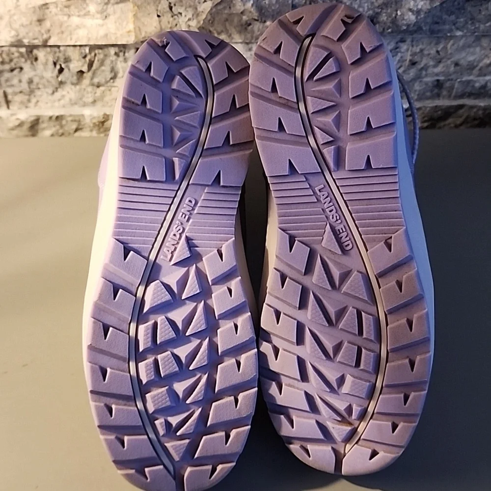 Land's End Kids Purple Winter Boots